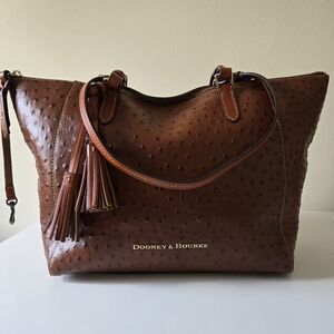 Dooney & Bourke Brown Leather Tote Bag